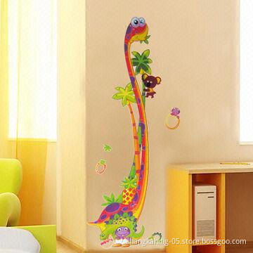 Kids Height Wall Sticker with CMYK and UV Printing, Available in Customized Designs